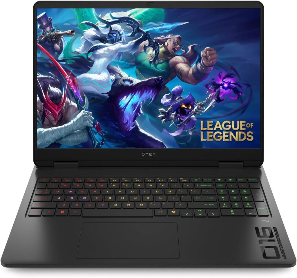لپ تاپ HP Omen 16 با پردازنده i7-14650HX، رم 24GB، حافظه داخلی 512GB SSD، گرافیک 8GB RTX 4060، نمایشگر 16-inch FHD 165Hz