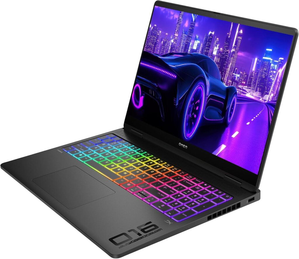 لپ تاپ HP OMEN MAX 16 با پردازنده Intel Core Ultra 9 275HX، رم 32GB DDR5، حافظه داخلی 1TB SSD، گرافیک 16GB RTX 5080، نمایشگر 16.1-inch 2K 240Hz