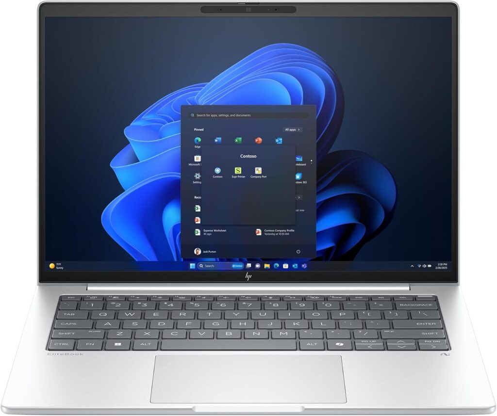 لپ تاپ HP EliteBook 8 G1i 14 با پردازنده Ultra 7-268v، رم 32GB، حافظه داخلی 1TB SSD، گرافیک Intel Arc، نمایشگر 14.1 اینچ FHD + Touch